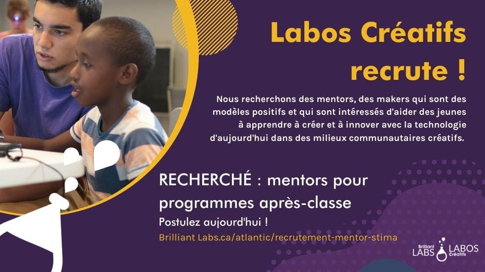 Recrutement Mentor STIMA après classe et dans la communauté