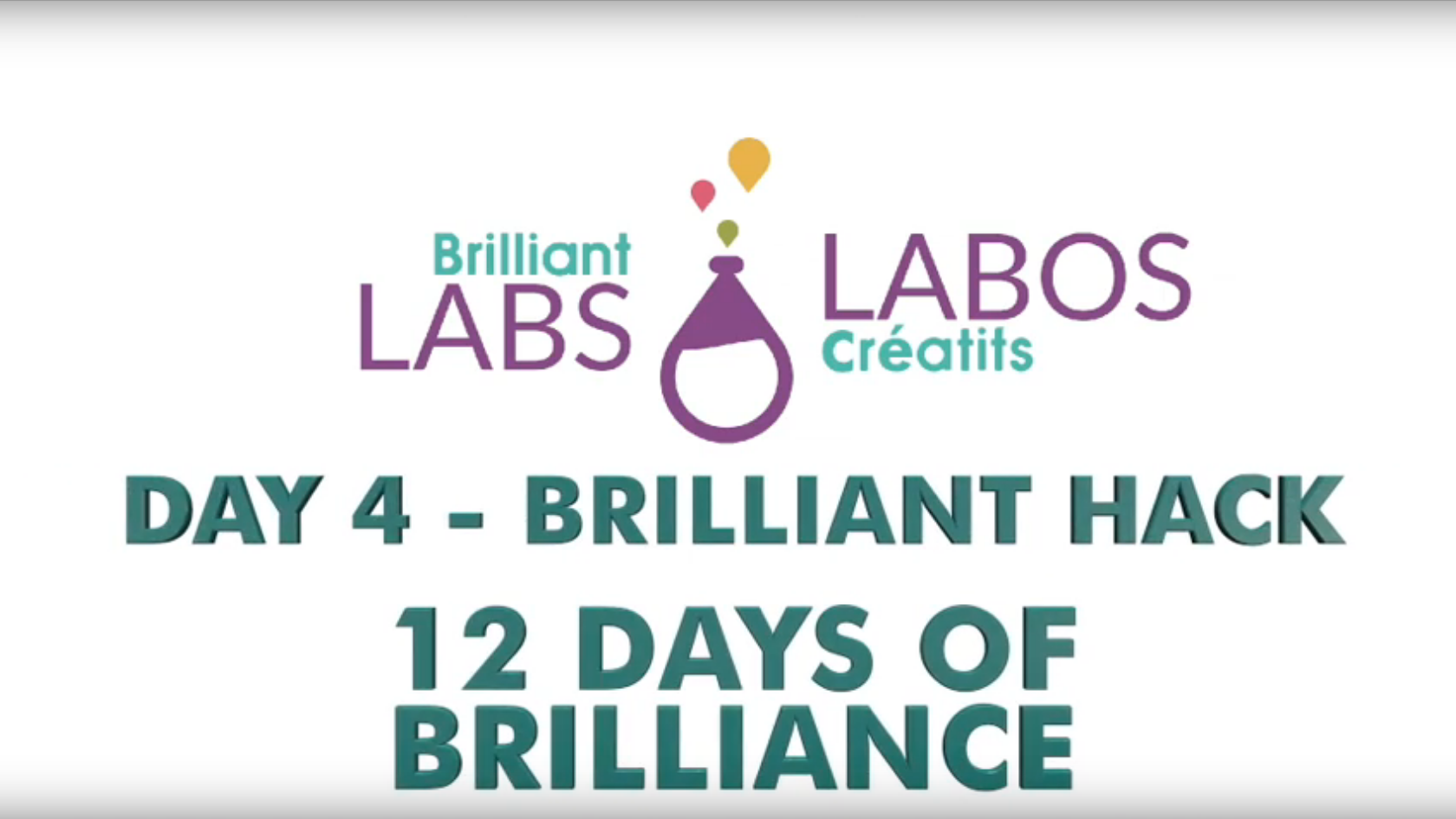12 Days of Brilliance - Day 4 - Brilliant Hacking